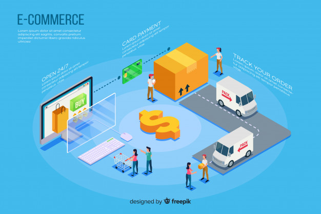 fundo de elementos isometricos e commerce 52683 535 - Negócios Online: as 5 principais formas de empreender neste segmento